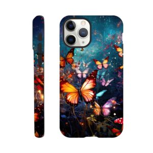 Butterflies of Light Colorful Phone Case - Tough case, Apple - iPhone 11 Pro