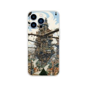 Surreal City Abstract Phone Case - Flexi case, Apple - iPhone 13 Pro
