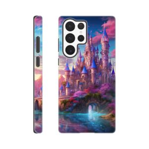 Colorful Fairy Tale Castle Phone Case - Tough case, Samsung - Galaxy S22 Ultra