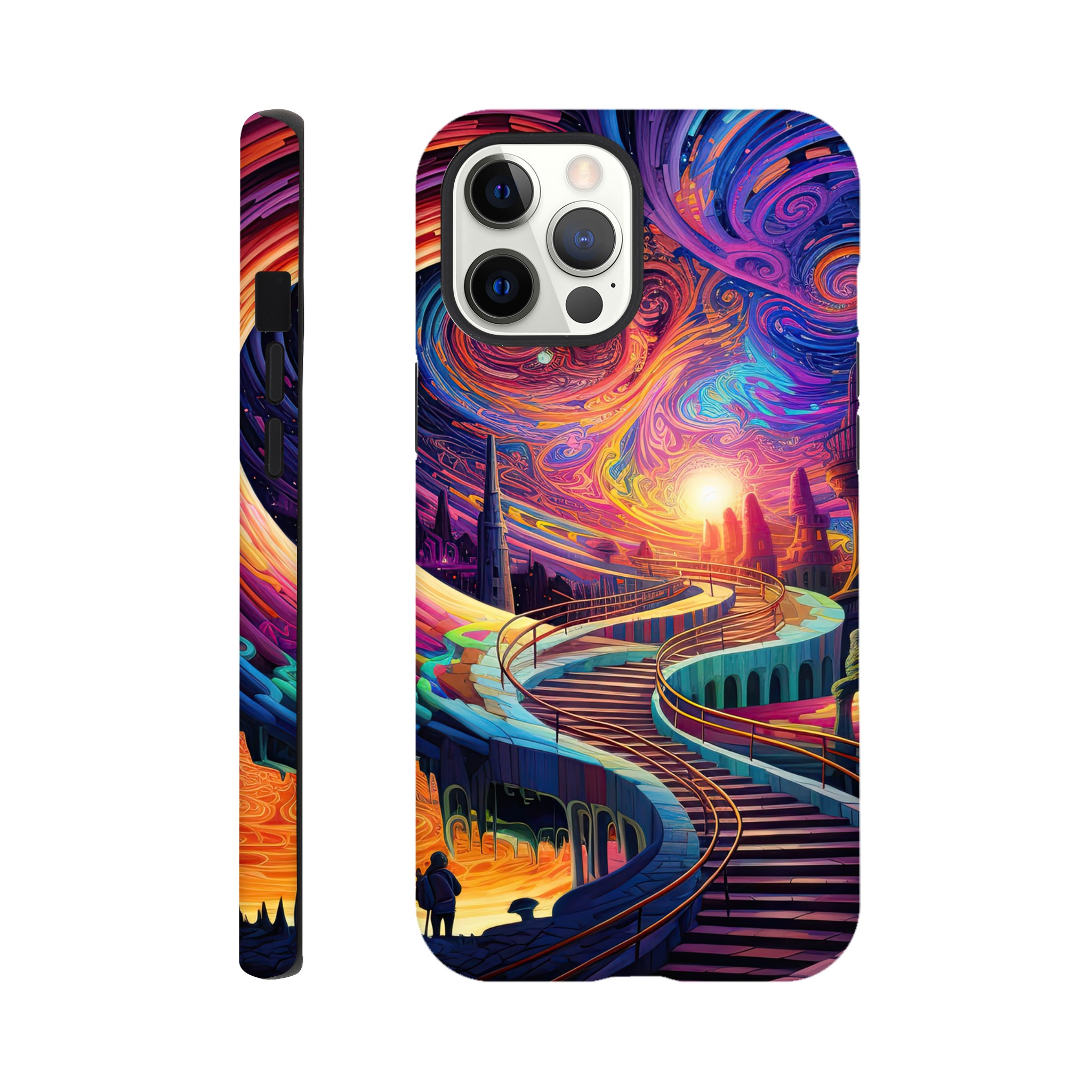 Trippy Colorful Adventure Phone Case – Tough case, Apple – iPhone 12 Pro Max