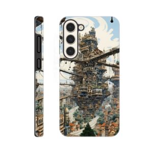 Surreal City Abstract Phone Case - Tough case, Samsung - Galaxy S23 Plus