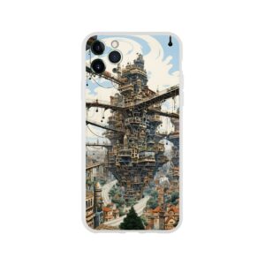Surreal City Abstract Phone Case - Flexi case, Apple - iPhone 11 Pro Max