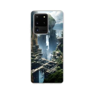 Sci-Fi Concept World Phone Case - Flexi case, Samsung - Galaxy S20 Ultra
