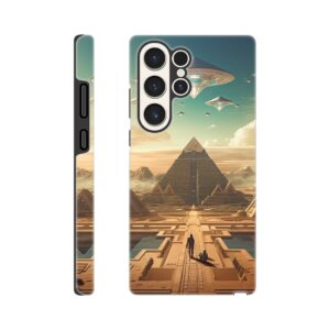 Sci-Fi Futuristic Egypt Phone Case - Tough case, Samsung - Galaxy S23 Ultra