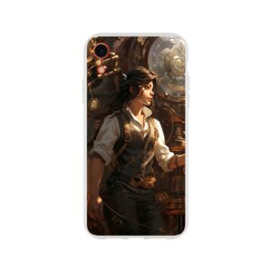 Steampunk Princess Fantasy Phone Case - Flexi case, Apple - iPhone XR