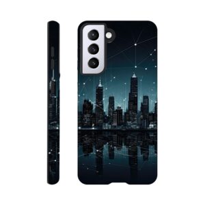 City Skyline Night Constellations Phone Case - Tough case, Samsung - Galaxy S21
