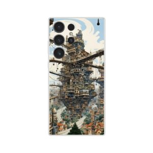 Surreal City Abstract Phone Case - Flexi case, Samsung - Galaxy S23 Ultra