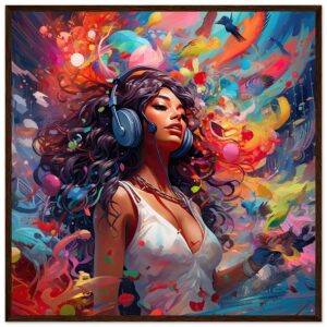 Music in Color Framed Print