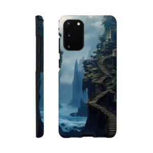 Cliffside Kingdom Landscape Phone Case - Tough case, Samsung - Galaxy S20