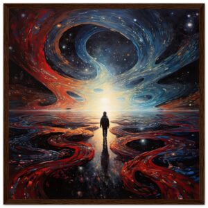Infinity Abstract Design Frame Print