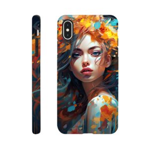 Girl Painted in Color Phone Case - Tough case, Apple - iPhone XS Max