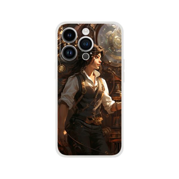 Steampunk Princess Fantasy Phone Case - Flexi case, Apple - iPhone 14 Pro