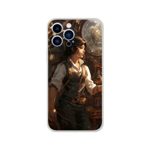 Steampunk Princess Fantasy Phone Case - Flexi case, Apple - iPhone 13 Pro Max