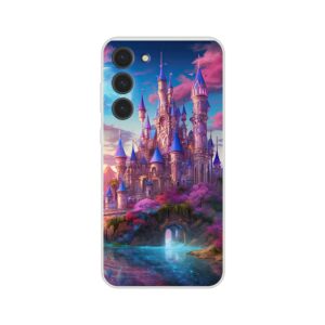Colorful Fairy Tale Castle Phone Case - Flexi case, Samsung - Galaxy S23 Plus