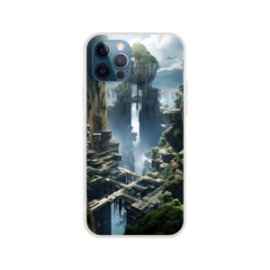 Sci-Fi Concept World Phone Case - Flexi case, Apple - iPhone 12 Pro