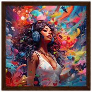 Music in Color Framed Print