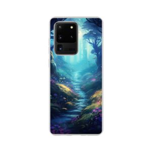 Path Through the Magic Forest Phone Case - Flexi case, Samsung - Galaxy S20 Ultra