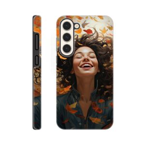 Pure Happiness Joyful Girl Phone Case - Tough case, Samsung - Galaxy S23 Plus