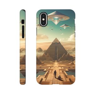 Sci-Fi Futuristic Egypt Phone Case - Tough case, Apple - iPhone XS