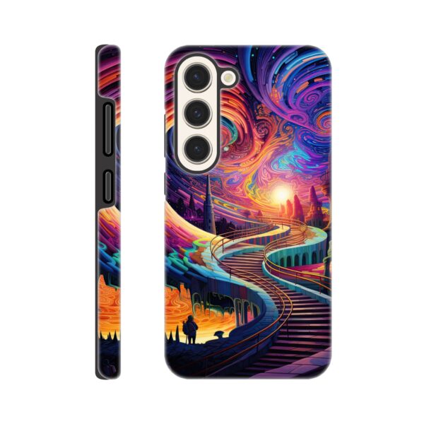 Trippy Colorful Adventure Phone Case - Tough case, Samsung - Galaxy S23