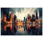 New Dawn - Abstract City Poster