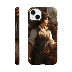 Steampunk Princess Fantasy Phone Case - Tough case, Apple - iPhone 14 Plus