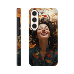 Pure Happiness Joyful Girl Phone Case - Tough case, Samsung - Galaxy S23