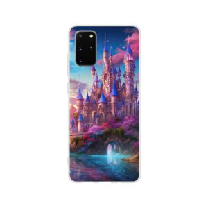 Colorful Fairy Tale Castle Phone Case - Flexi case, Samsung - Galaxy S20 Plus