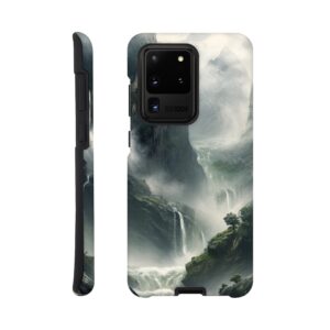 Mountain Waterfalls Rugged Phone Case - Tough case, Samsung - Galaxy S20 Ultra