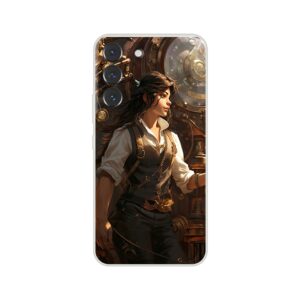 Steampunk Princess Fantasy Phone Case - Flexi case, Samsung - Galaxy S22