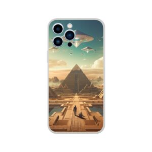 Sci-Fi Futuristic Egypt Phone Case - Flexi case, Apple - iPhone 13 Pro Max