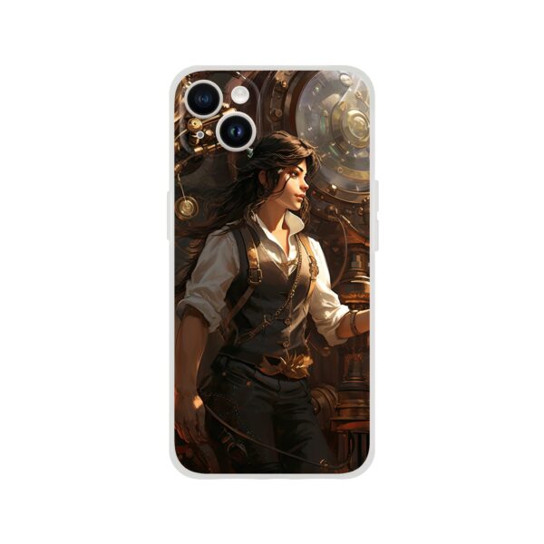 Steampunk Princess Fantasy Phone Case - Flexi case, Apple - iPhone 14 Plus
