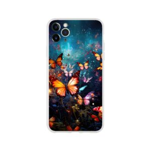 Butterflies of Light Colorful Phone Case - Flexi case, Apple - iPhone 11 Pro Max