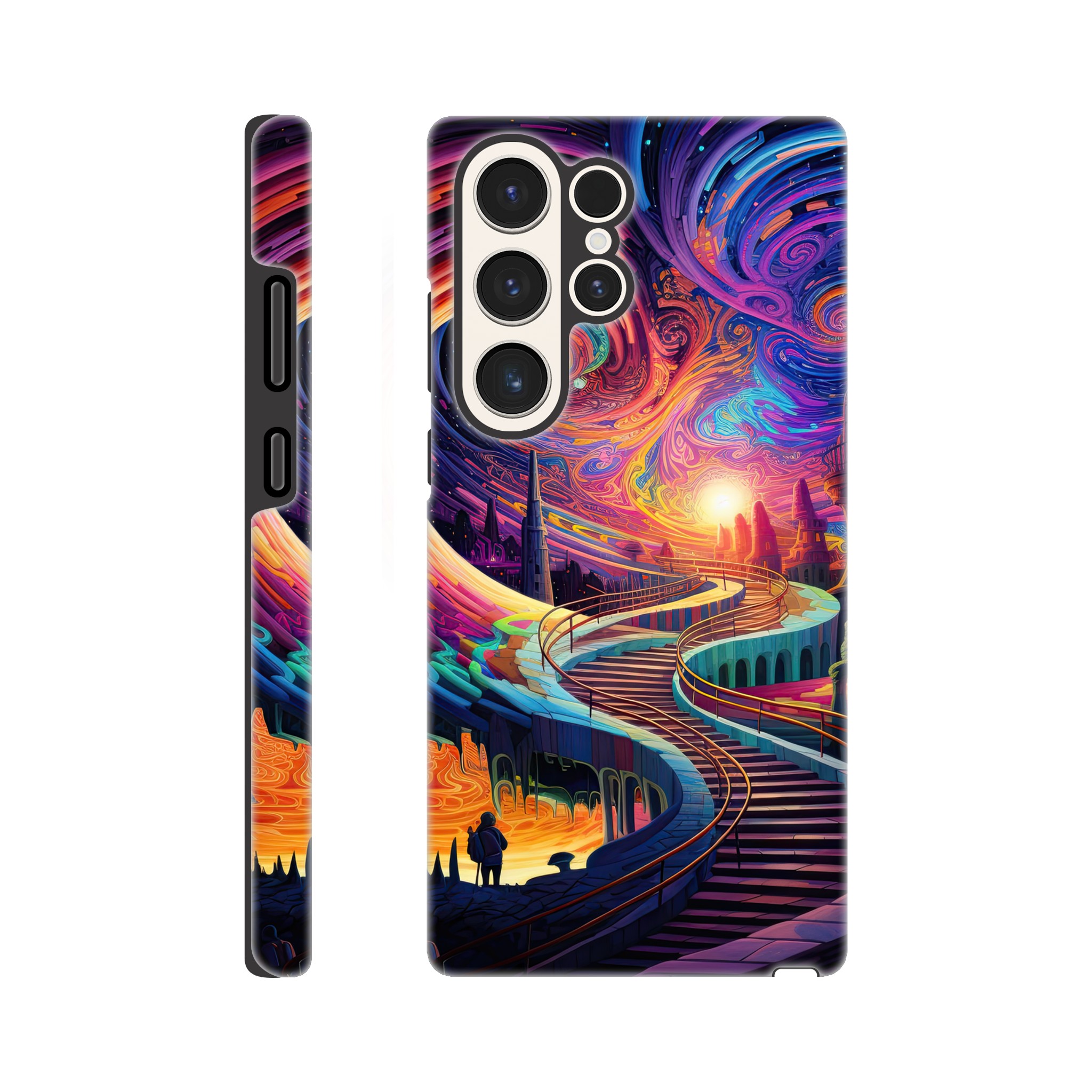 Trippy Colorful Adventure Phone Case – Tough case, Samsung – Galaxy S23 Ultra