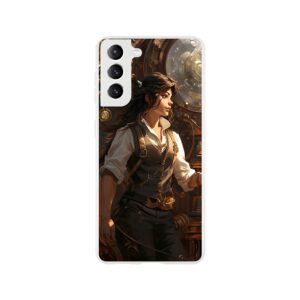 Steampunk Princess Fantasy Phone Case - Flexi case, Samsung - Galaxy S21