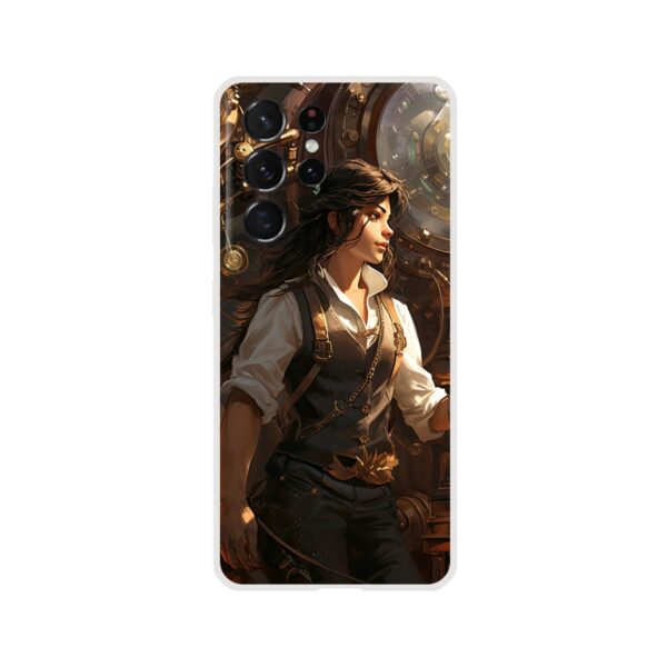 Steampunk Princess Fantasy Phone Case - Flexi case, Samsung - Galaxy S21 Ultra