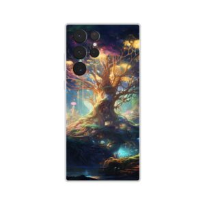 Magical Tree Kingdom Phone Case - Flexi case, Samsung - Galaxy S22 Ultra
