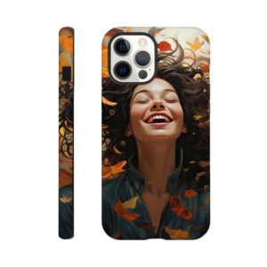 Pure Happiness Joyful Girl Phone Case - Tough case, Apple - iPhone 12 Pro Max