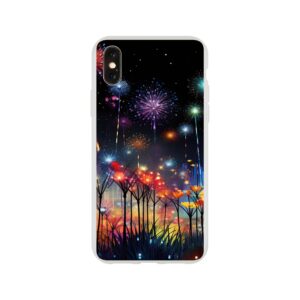 Fireworks and Flowers of Light and Color Phone Case - Flexi case, Apple - iPhone X