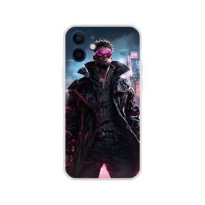 Cool Cyberpunk Dude Phone Case - Flexi case, Apple - iPhone 12 Mini