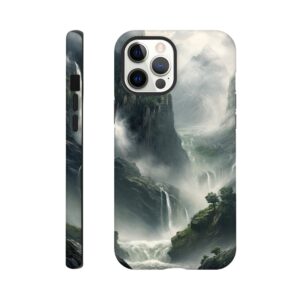 Mountain Waterfalls Rugged Phone Case - Tough case, Apple - iPhone 12 Pro Max