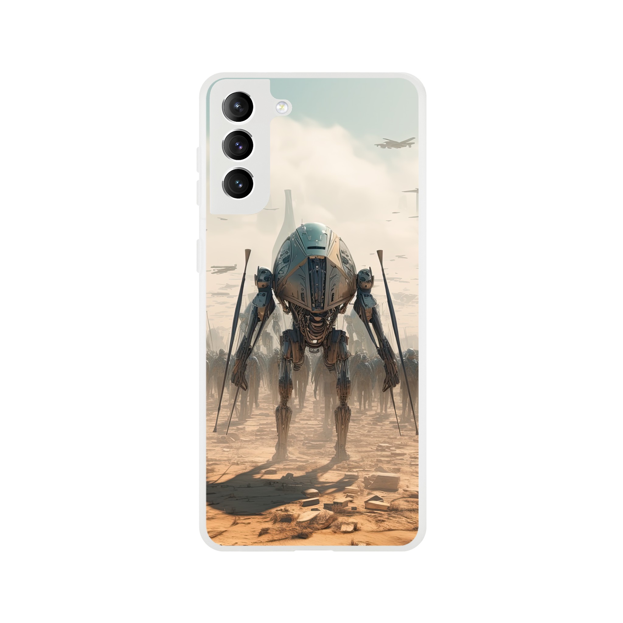 Future War Sci-Fi Futuristic Phone Case – Flexi case, Samsung – Galaxy S21 Plus