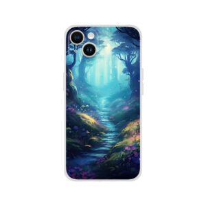 Path Through the Magic Forest Phone Case - Flexi case, Apple - iPhone 14 Plus