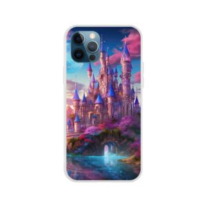 Colorful Fairy Tale Castle Phone Case - Flexi case, Apple - iPhone 12 Pro