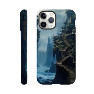 Cliffside Kingdom Landscape Phone Case - Tough case, Apple - iPhone 11 Pro