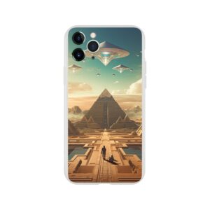Sci-Fi Futuristic Egypt Phone Case - Flexi case, Apple - iPhone 11 Pro