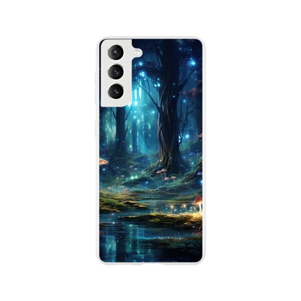 Enchanted Forest of Lights Phone Case - Flexi case, Samsung - Galaxy S21