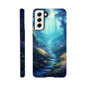 Path Through the Magic Forest Phone Case - Tough case, Samsung - Galaxy S21 Plus