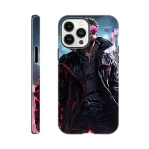Cool Cyberpunk Dude Phone Case - Tough case, Apple - iPhone 13 Pro Max