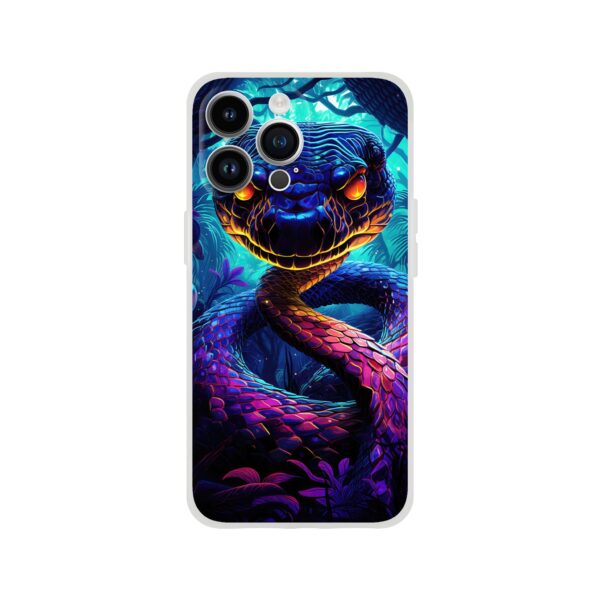 Psychedelic Snake Ultraviolet Colors Phone Case